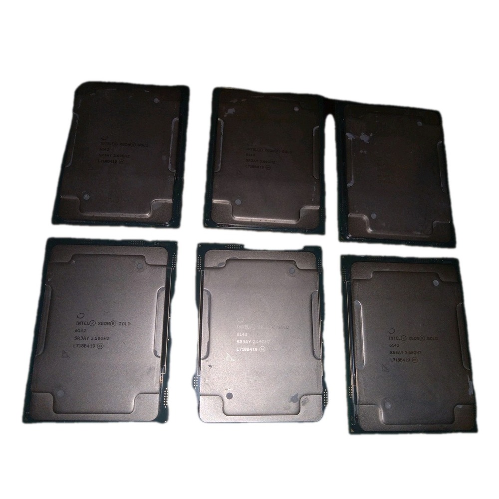 Lot of‎ 6 Intel Xeon Gold 6142 SR3AY 2.60GHz CPU